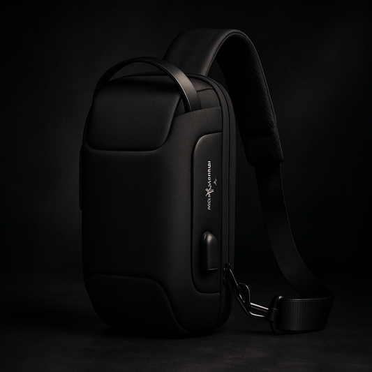 Men’s Waterproof Anti-Theft USB Crossbody Chest Pack